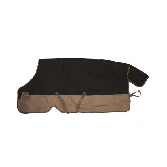 NEW HORSEWARE mio turnout lite horse blanket in navy/tan - Picture 2 of 2